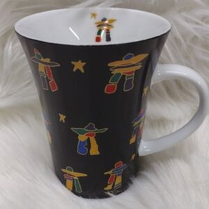 Inukshuk Artistic Black Mug